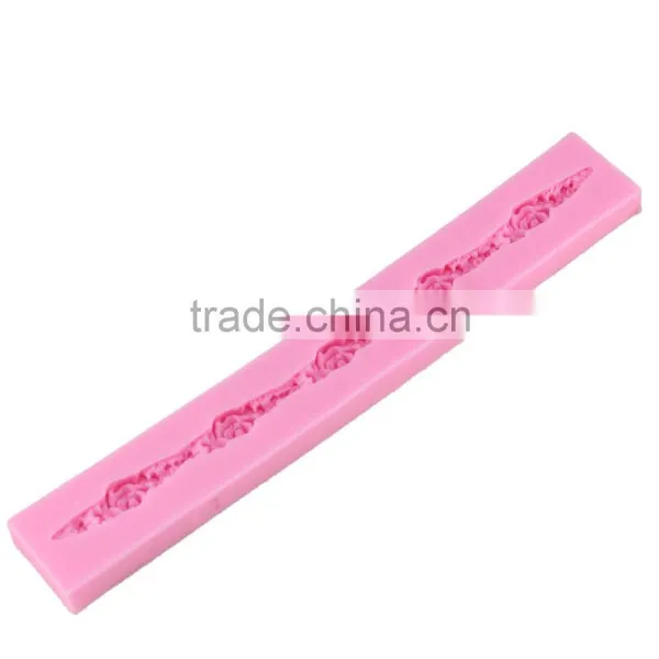 Rose Lace Liquid Silicone Fondant Chocolate Mold Baking Cake Decorating Tool 1688 Agent photo-2
