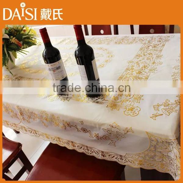 Vinyl Lace Tablecloth Roll Plastic Table Cloths Oilcloth photo-6