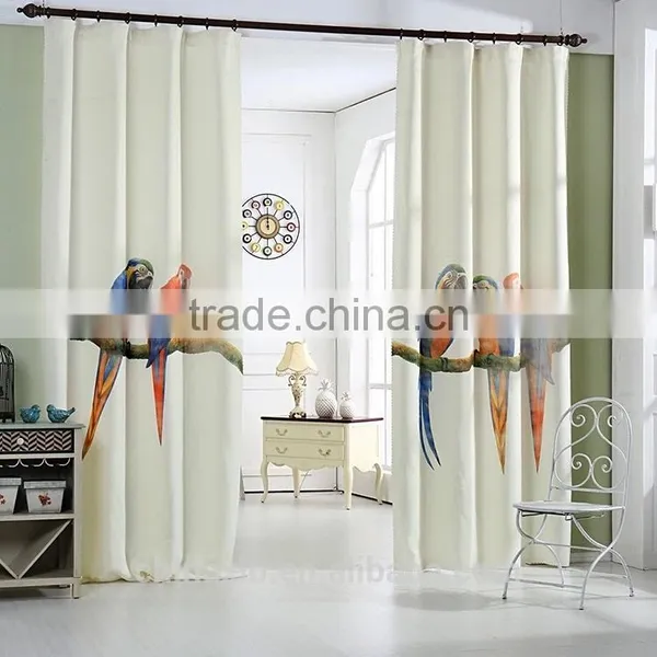 Window Curtain Designs Digital Curtain 3D Printing on Fabric photo-3