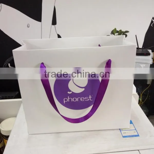 2016 China Factory Custom Cheap Flat Handle Paper Bags photo-3