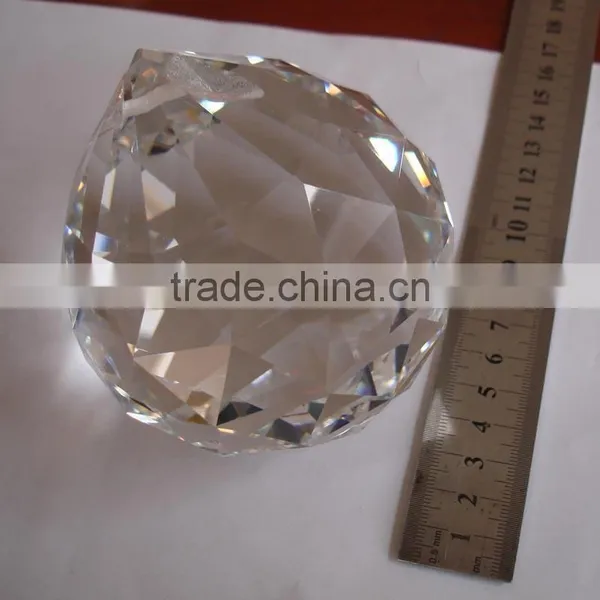 30mm Clear Sphere Crystal Faceted Ball for Chandelier photo-2