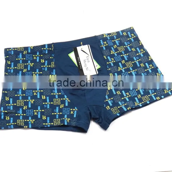 Fancy Printing Strong Men Shorts Bamboo Fiber Men Boxers Wholesale Men Boyshorts photo-4