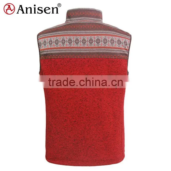 Apparel Manufacturer Printing Custom Knit Fleece Women Vest photo-2