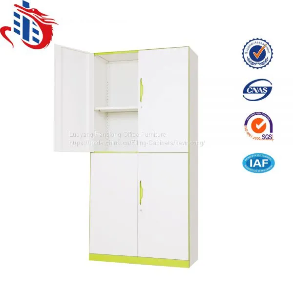 High Quality 4 Door Display Cupboard Lockable Metal File Cabinet photo-2