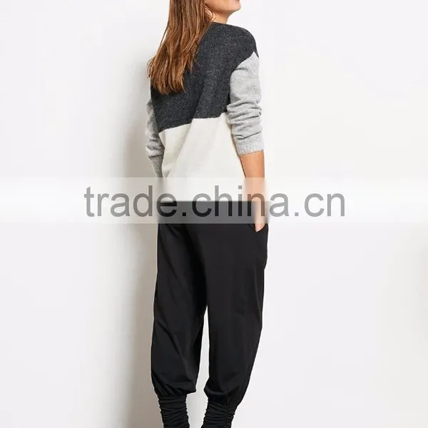 Ladies Knitwear Plus Size Custom Own Logo Mixed Colors Sweaters Last Design Cable Knit Dress photo-3