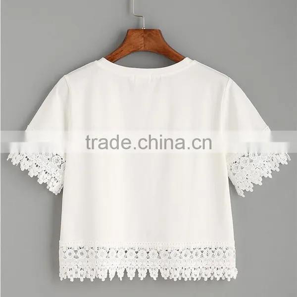 Wholesale Top Design Fashion Summer Nylonl Ace Woman T-shirt and Clothing photo-2
