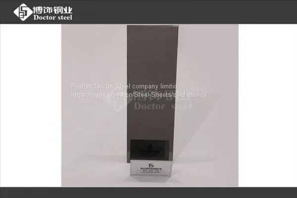 2017 Hot Selling Black Titanium Mirror Decorative Stainless Steel Sheet photo-4