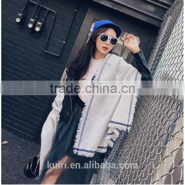 Women Winter Scarfs 2016 Plaid Cashmere Scarves New Designer Unisex Acrylic Basic Shawls Women's Scarves Big Size photo-3