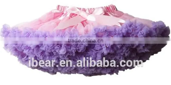 2016 Multi Color Fluffy Chiffon Casual Pettiskirt for Dance Girls photo-2