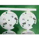 White Aluminum SMD LED PCB Circuit Board , Round LED Lighting PCB 1 Layer