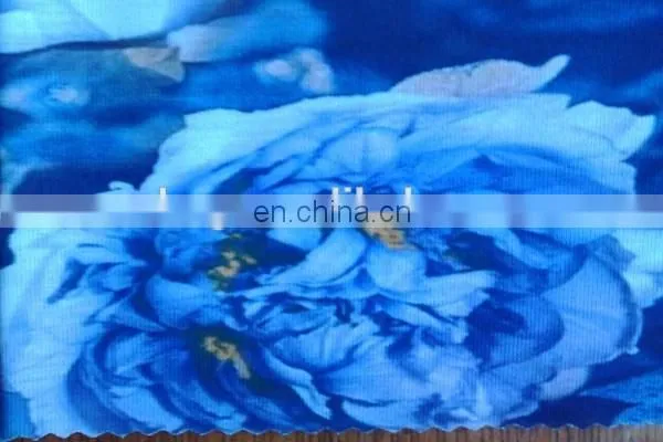 Shaoxing Winfar Textile Digital Printing Flower Patterned Thick Scuba Fabric photo-2