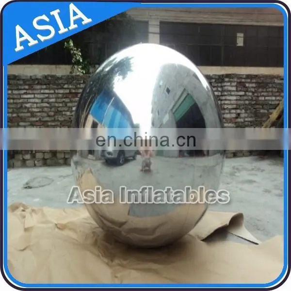 Outdoor Live Concert Decoration Sliver Reflect Inflatable Mirror Balloon for Show photo-2