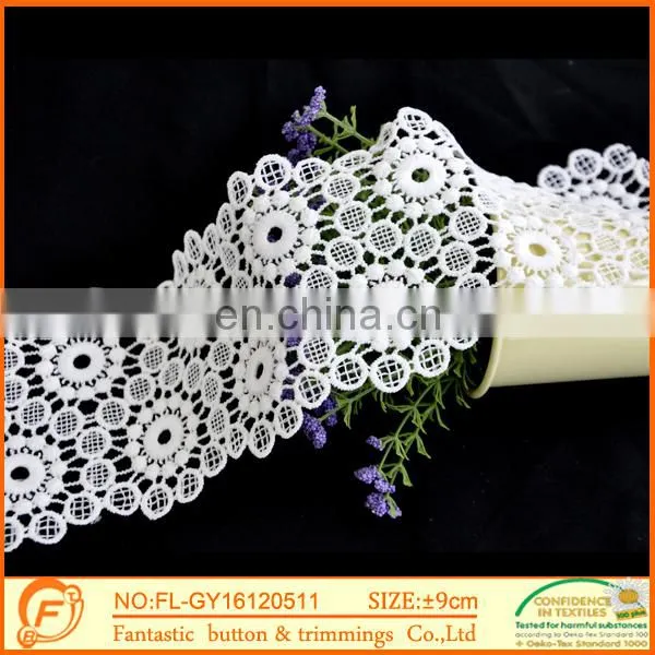 Flower Trimming Laces And White Fabric Lace Chiffon Wholesale Rose Lace photo-2