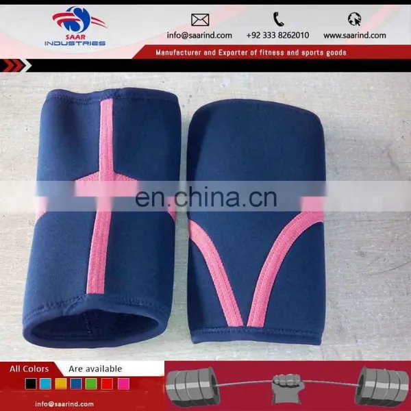 HOT Promotion Customized LOGO Silicon Printed Free Shipping Custom Neoprene Knee Sleeve photo-3