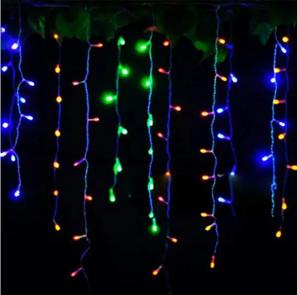 110 / 220V 3.5M LED Curtain String Light 0.3-0.5m Fairy Light for New Year Holiday Wedding Party Home Christmas Light photo-4