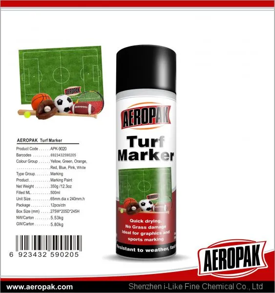 Aeropak Cheap Turf Marking Spray Paint Quick Dry Turf Marker