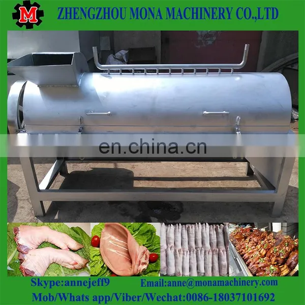 Aemi-automatic Goat Feet Hair Removal Machine | Sheep Feet Hair Cleaning Machine photo-4