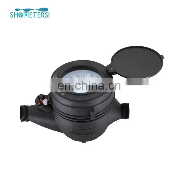 1/2'' Inch DN 15 mm Multijet Dry Dial Type Plastic Cold Water Meter photo-3