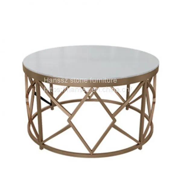 Wholesale Restaurant Furniture Calacutta White Table Top for Living Room