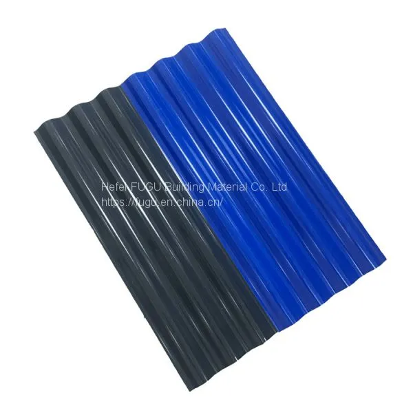 Decorative Anti-aging ASA and Anti Corrosion PVC Plastic Corrugated Roofing Sheet photo-2