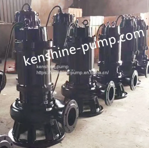 WQAS Submersible Sewage Pump With Semi-open Spiral Cutting Impeller photo-3