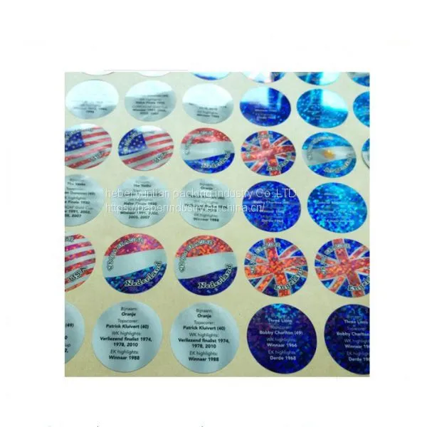 Printing Custom Hologram Sticker Holographic Security Label