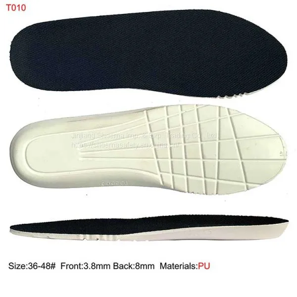 PU Shoe Insoles With Textile for Making Safety Shoe