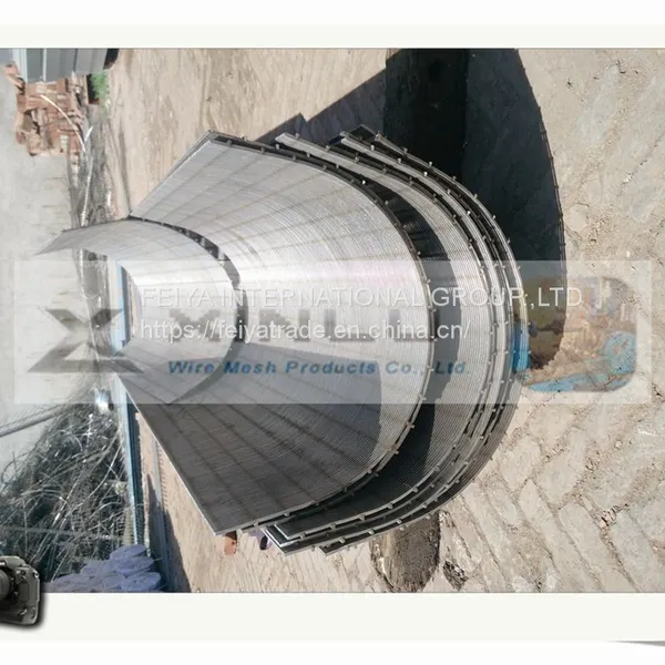 wire wrapped panel, Stainless Steel Wedge Wire Screen Panel For Solid-Liquid Separation