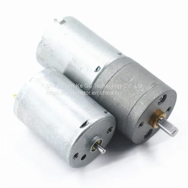 25mm dc Gear Motor 6v 12v 370 dc Brush Motor With 25mm Metal Gearbox photo-4