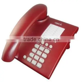 Basic Features Pulse Tone Easy Dialing Rubber Button Office Desk Phone photo-4