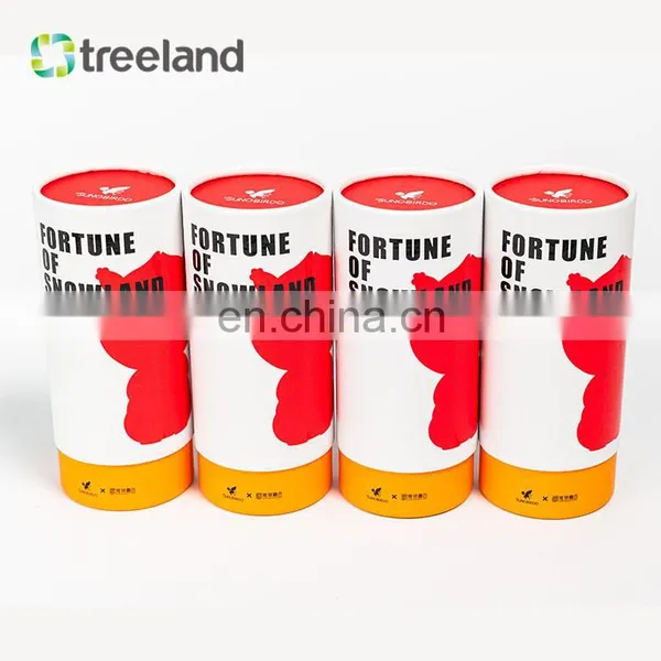Factory Packaging Paper Cans Circular Tube Box Custom Logo Applicable Cosmetic Perfume Cream Food photo-3