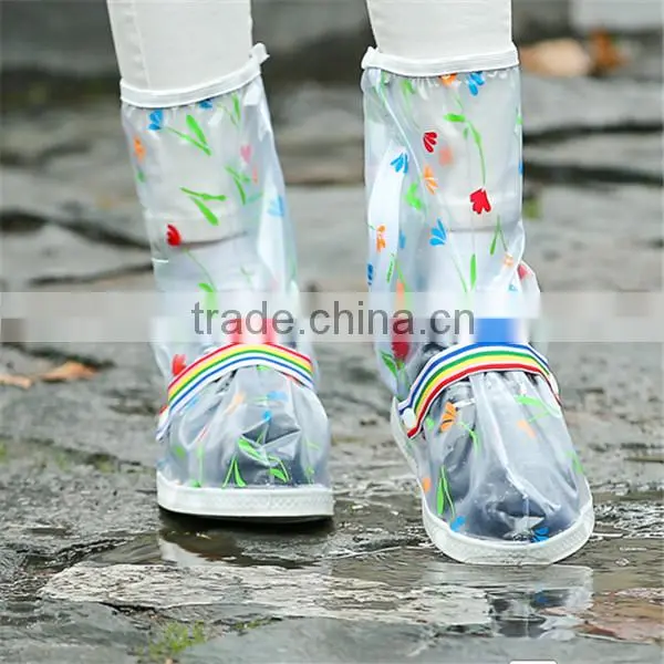 Factory Supply Woman Waterproof Rain Boot Cover for Rainy Days