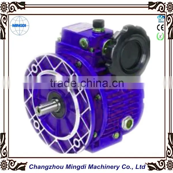 Shredder Worm Stepless Variable Speed Reducer Gear Box With Electric Motor photo-3