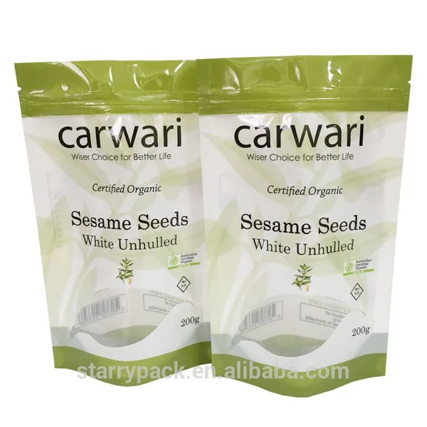 Chia Seed Packaging Bag/stand up Pouch Packaging/food Zipper Packing Bag photo-5