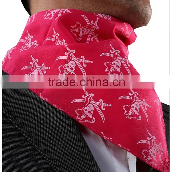 Pirate, Red Bandana 100% Cotton Bandana
