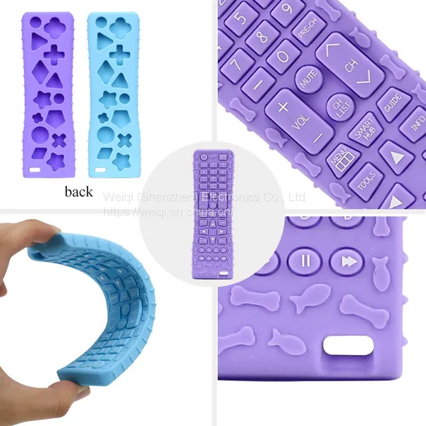 Silicone Remote Control Baby Teether Chews Teething Toys For Kids Wholesale By Weiqi photo-3