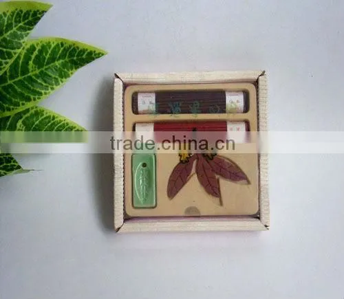 incense & gift sets incense and ceramic plat
