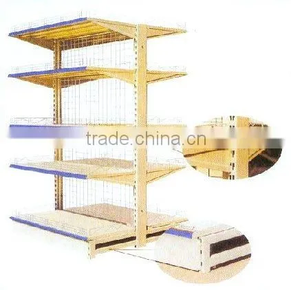 Back-netting Produce Display Racks Supermarket Racks