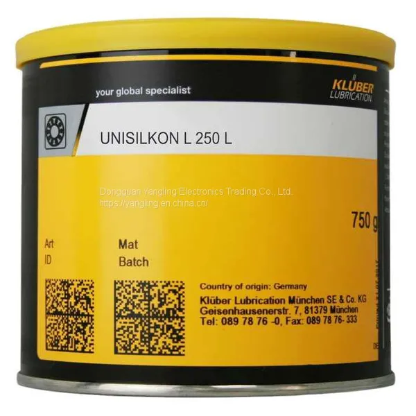 KLUBER UNISILKON L250L 1 кг смазка для подшипников скольжения