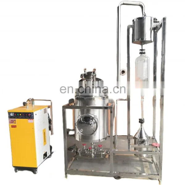 100L - 500L Honeysuckle Plant Flower Leaf Essential Oil Extractor Extraction Machine Essential Oil Distillation Equipment photo-2