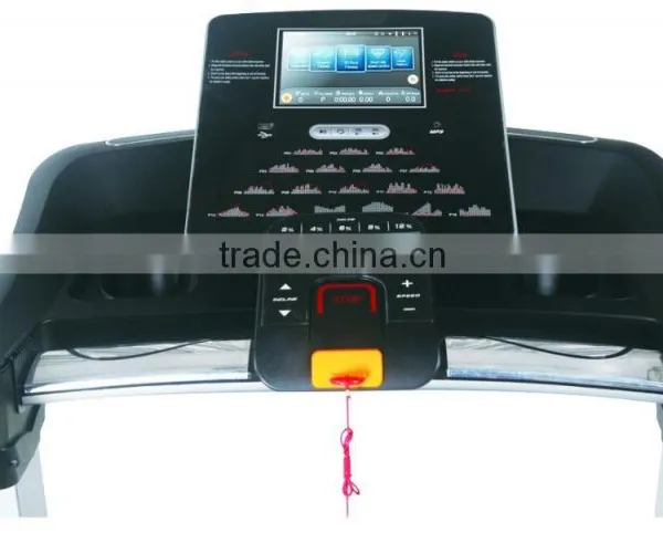 2015 Fitness Commercial Running Machine Motorized Treadmill TM2255D-B With 10" TFT Touch Screen photo-2