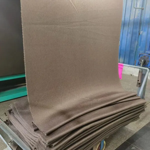 High Quality 100% Cashmere Fabric for High End Market Used to Coat photo-2