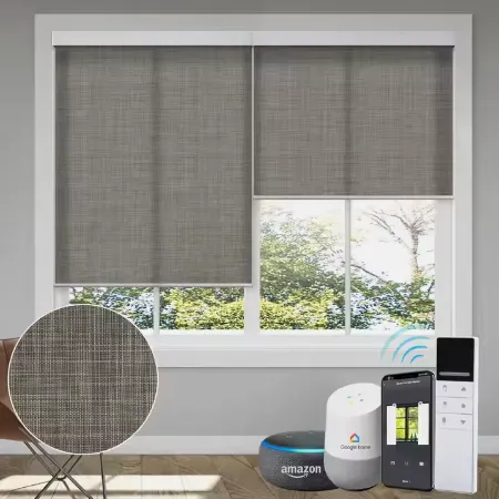 2024 Best Selling Roller Blind New Customized Size Roller Shades Blackout Sheer Blinds Manual Roller Shades