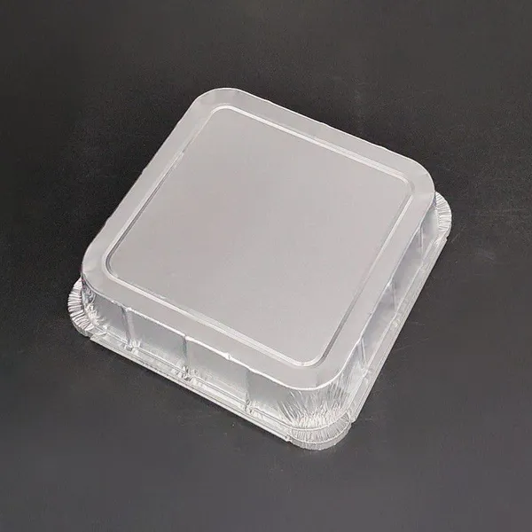 Longstar 235mm Heavy Duty Square Aluminum Foil Pan 2200ml for Meal Prep Food Storage Baking photo-3