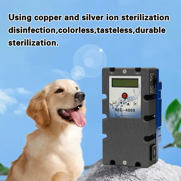 Copper Silver Ion Sterilization Water for Pets, Sterilization and Disinfection of Pet Supplies, Copper Silver Ion Water Processor photo-2