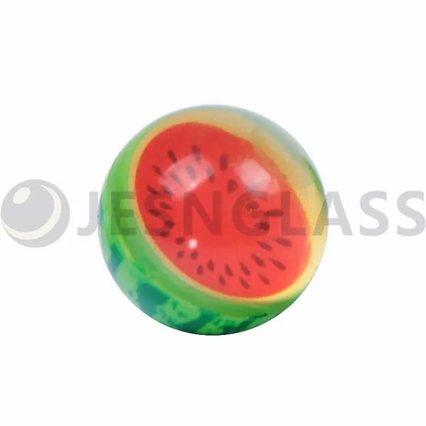 Factory Wholesale Various Design 20mm 27mm 32mm 35mm 38mm 45mm 49mm 56mm 60mm Fruit Bouncy Toy Rubber Balls photo-3