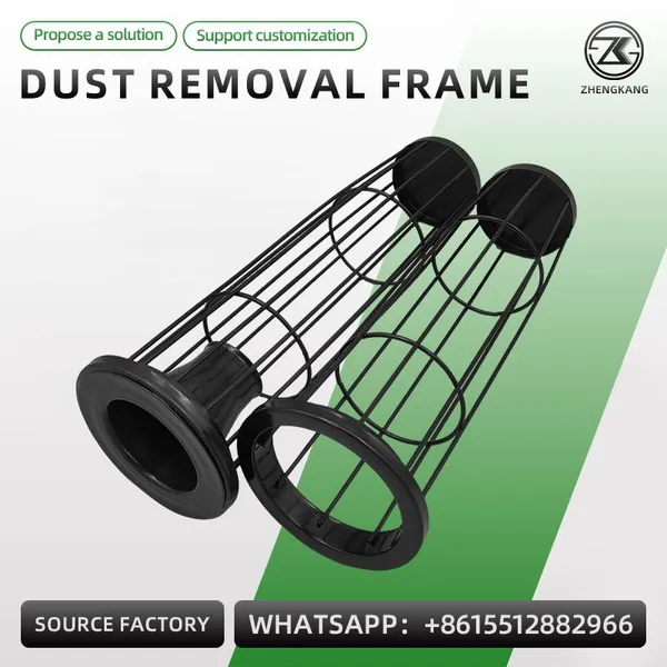 Dust Collector Filter Cage Galvanized Filter Bag Cage Round Filter Support Cage With Venturi photo-2
