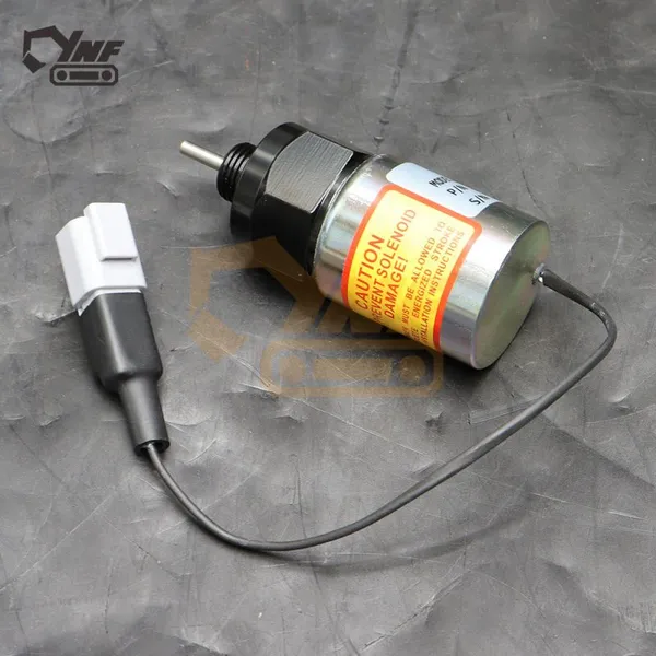 Engine Shutdown Solenoid YNF17707 U85206500 12V DC for Diesel Generator Excavator/Loader & Construction Machinery photo-3