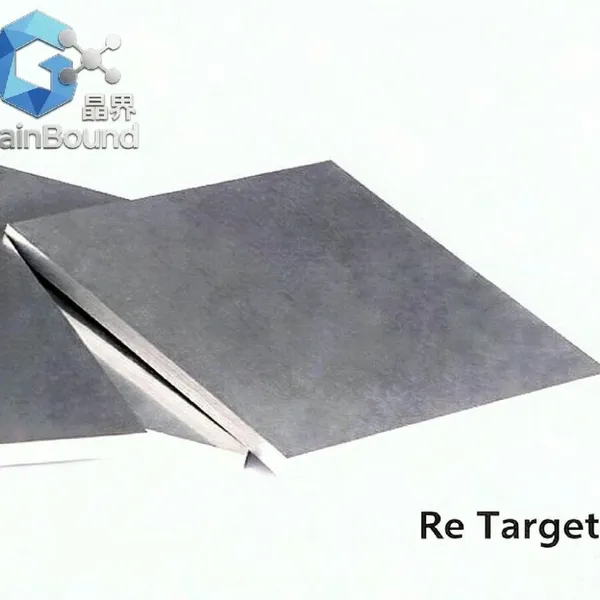Pure Rhenium (Re) Sputtering Target,Re Targets, Re Metals, 99.99% High Purity, Custom Size,Rhenium Sputtering Target ,Re Metal Sputtering Target photo-3
