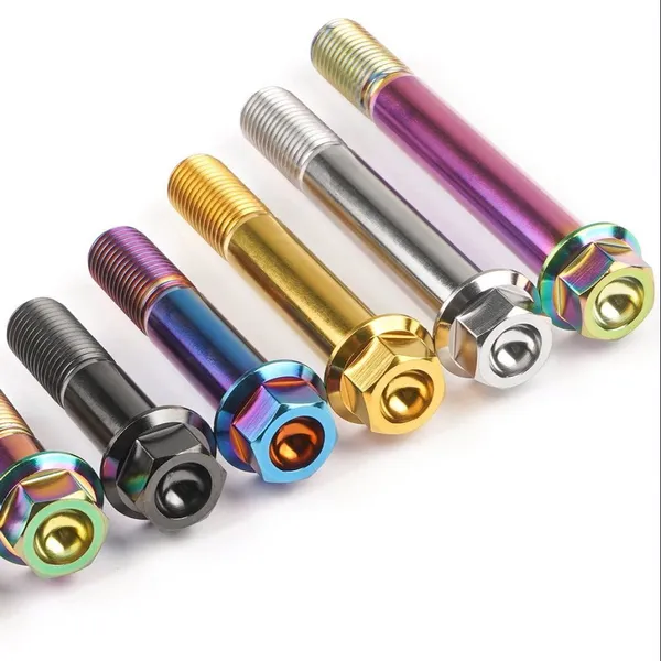 Grade2 Titanium Flat Head Socket Cap Screws Commercially Pure Titanium Hardware